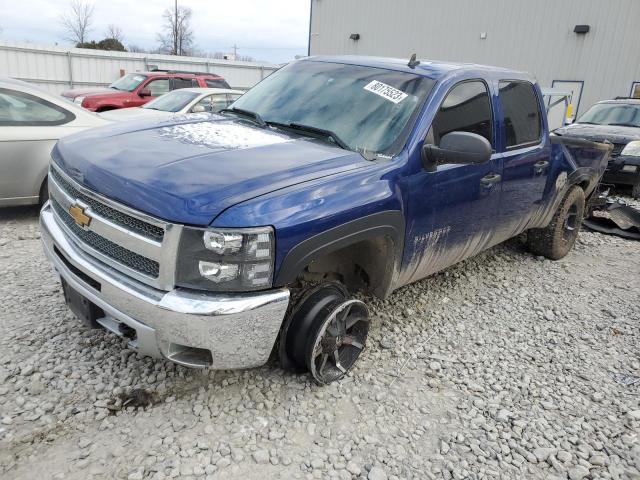 3GCPKSE70DG248373 - 2013 CHEVROLET SILV1500 4 K1500 LT BLUE photo 1