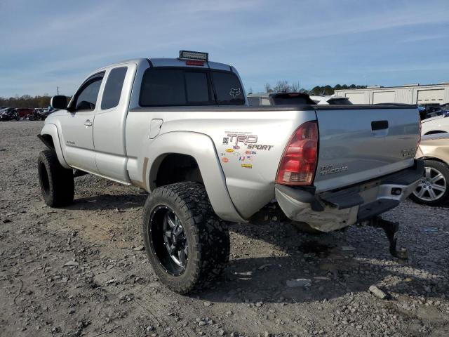 5TETU62N68Z505212 - 2008 TOYOTA TACOMA PRERUNNER ACCESS CAB SILVER photo 2
