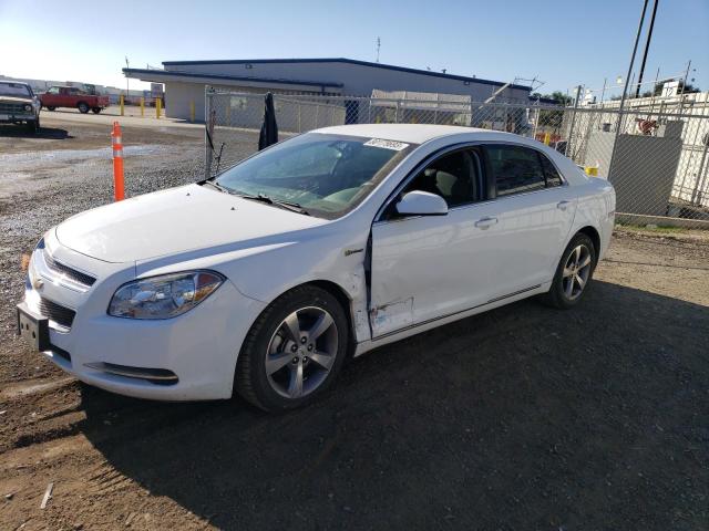 1G1ZF57539F229988 - 2009 CHEVROLET MALIBU HYBRID WHITE photo 1