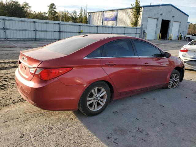 5NPEB4AC7DH651750 - 2013 HYUNDAI SONATA GLS BURGUNDY photo 3