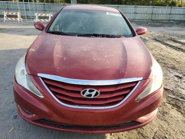 5NPEB4AC7DH651750 - 2013 HYUNDAI SONATA GLS BURGUNDY photo 5