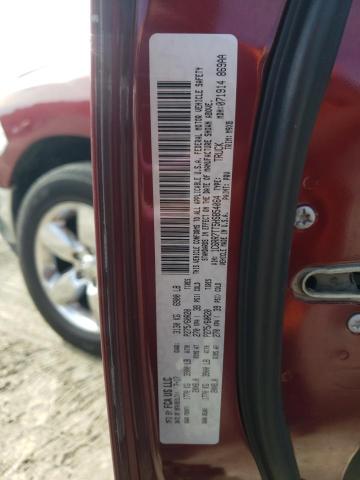 1C6RR7TT5HS854064 - 2017 RAM 1500 SLT BURGUNDY photo 12