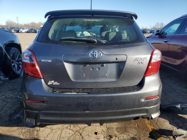 2T1GE40E19C001261 - 2009 TOYOTA COROLLA MA XRS GRAY photo 6