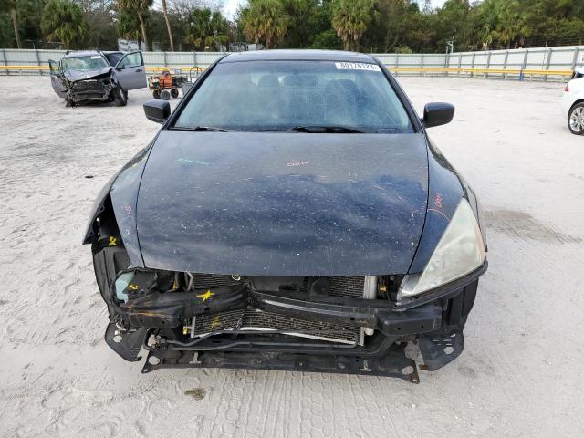 1HGCM81615A003317 - 2005 HONDA ACCORD EX BLACK photo 5