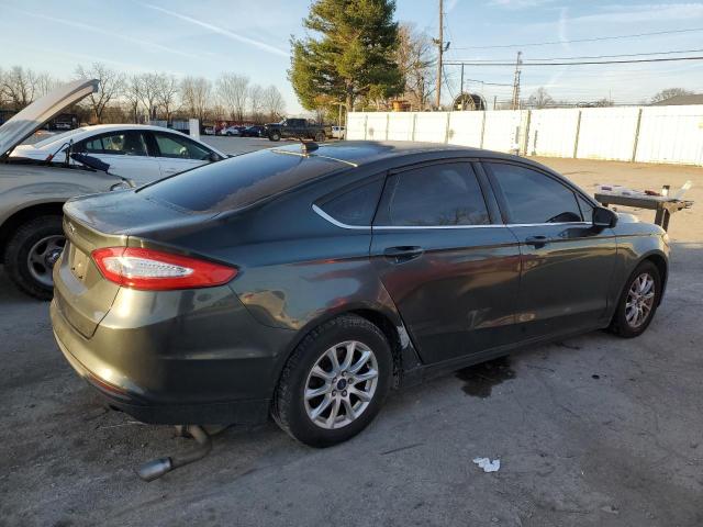 3FA6P0G74FR254656 - 2015 FORD FUSION S TEAL photo 3