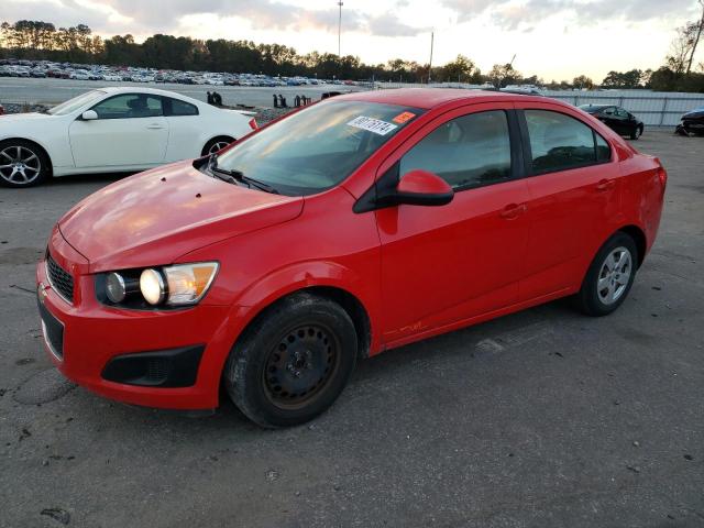 1G1JB5SH9F4141920 - 2015 CHEVROLET SONIC LS RED photo 1