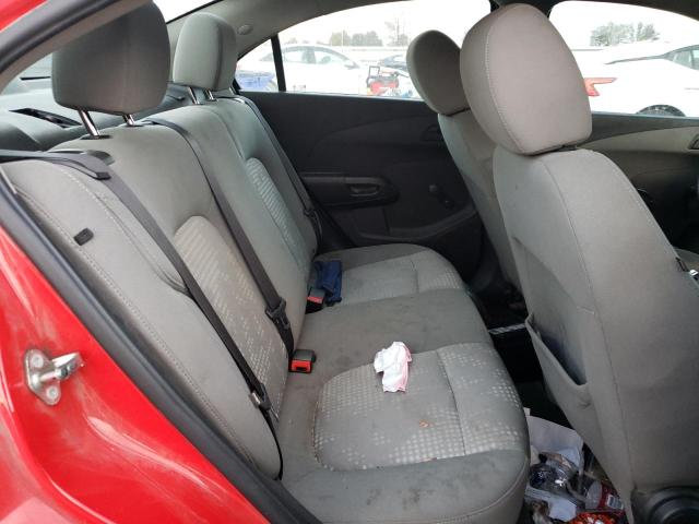 1G1JB5SH9F4141920 - 2015 CHEVROLET SONIC LS RED photo 10