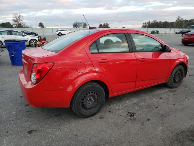 1G1JB5SH9F4141920 - 2015 CHEVROLET SONIC LS RED photo 3