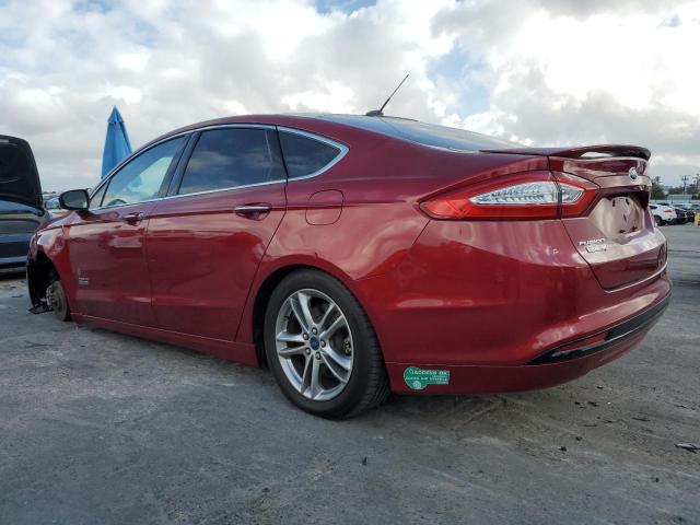 3FA6P0SU3FR147319 - 2015 FORD FUSION TITANIUM PHEV 红色 照片 2