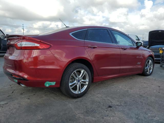3FA6P0SU3FR147319 - 2015 FORD FUSION TITANIUM PHEV 红色 照片 3