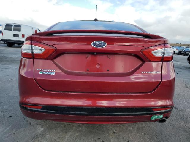 3FA6P0SU3FR147319 - 2015 FORD FUSION TITANIUM PHEV 红色 照片 6