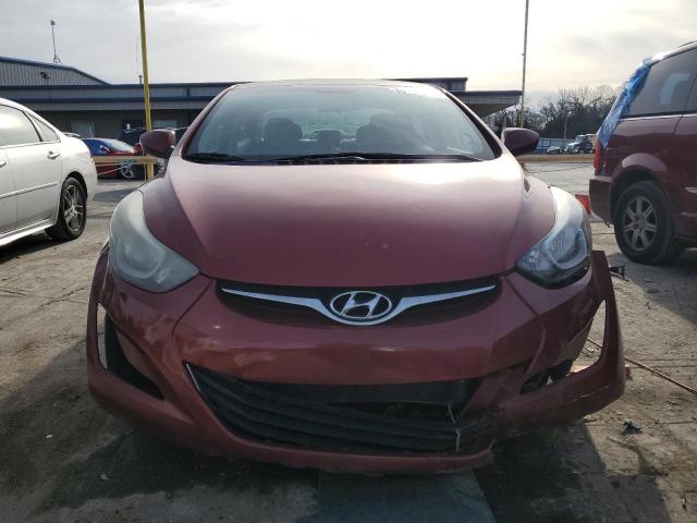 5NPDH4AE9EH542543 - 2014 HYUNDAI ELANTRA SE RED photo 5