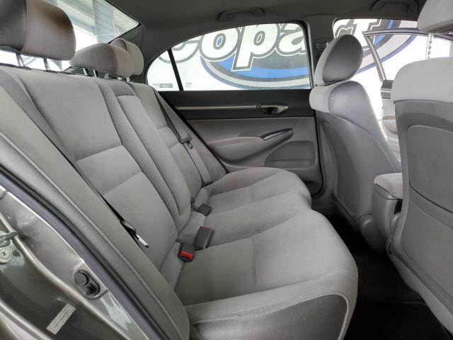 2HGFA168X8H302303 - 2008 HONDA CIVIC EX ნაცრისფერი ფოტო 10