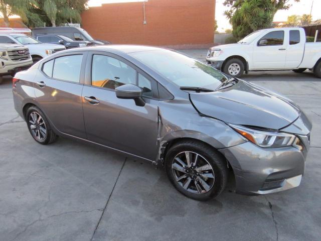 3N1CN8EV3ML891883 - 2021 NISSAN VERSA SV GRAY photo 1