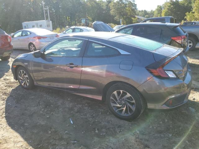 2HGFC4B68KH303697 - 2019 HONDA CIVIC LX ნაცრისფერი ფოტო 2