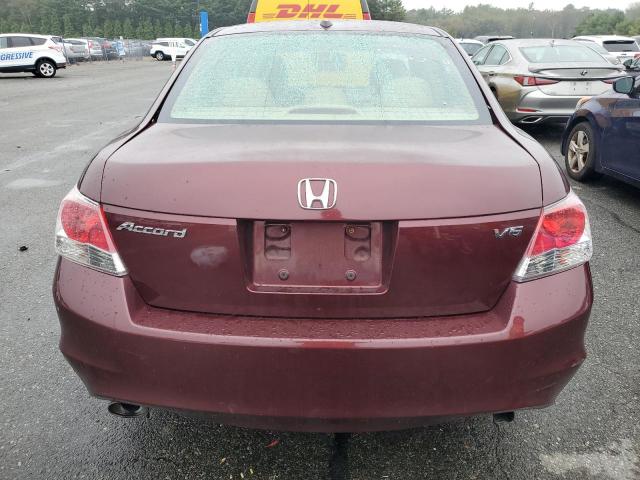 1HGCP36868A066602 - 2008 HONDA ACCORD EXL 勃艮第红 照片 6