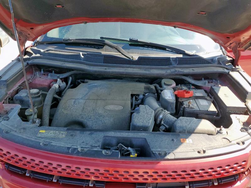 1FMHK8F86CGA72899 - 2012 FORD EXPLORER LIMITED Կարմիր լուսանկար 12