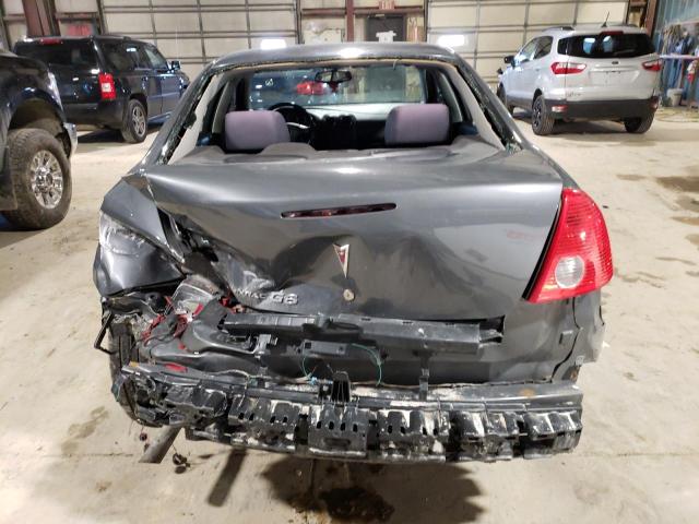 1G2ZG57B594180299 - 2009 PONTIAC G6 GRAY photo 6