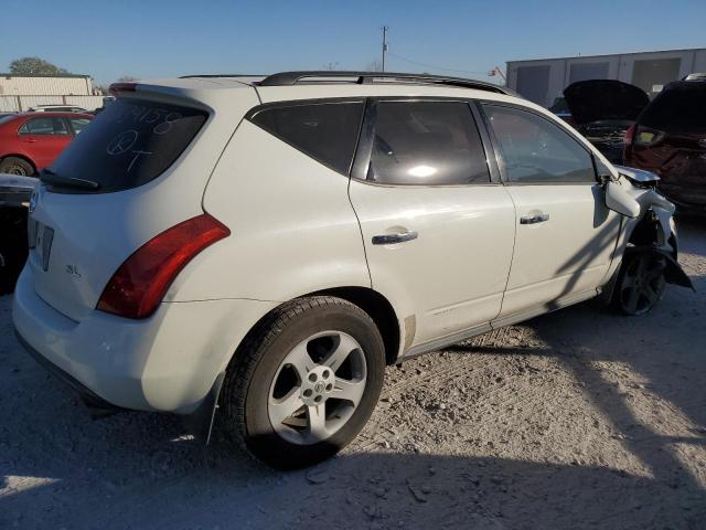 JN8AZ08T23W118534 - 2003 NISSAN MURANO SL WHITE photo 3