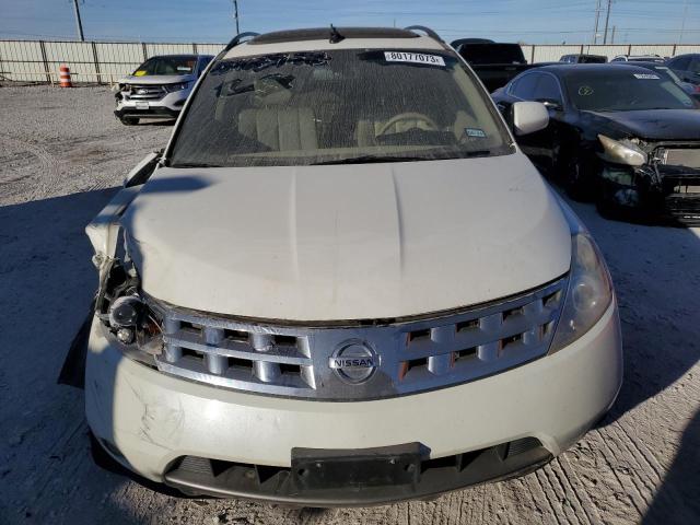 JN8AZ08T23W118534 - 2003 NISSAN MURANO SL WHITE photo 5