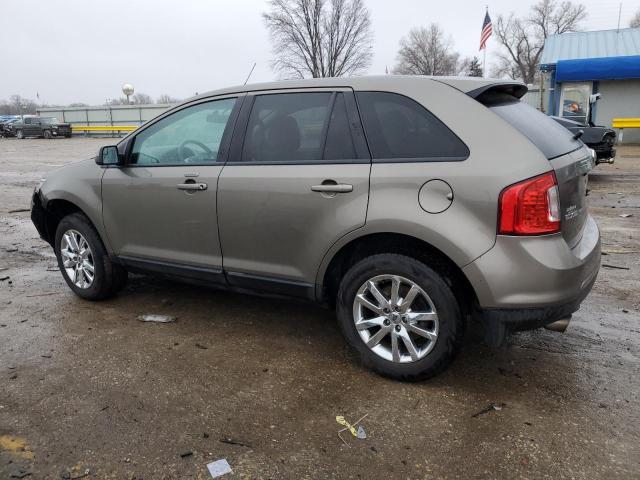 2FMDK3JC2DBC89338 - 2013 FORD EDGE SEL BROWN photo 2