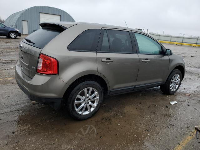 2FMDK3JC2DBC89338 - 2013 FORD EDGE SEL BROWN photo 3