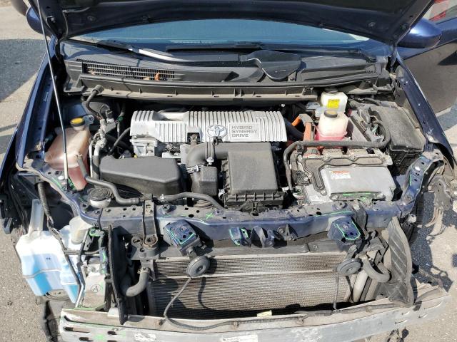 JTDKN3DU5C0336594 - 2012 TOYOTA PRIUS BLUE photo 12