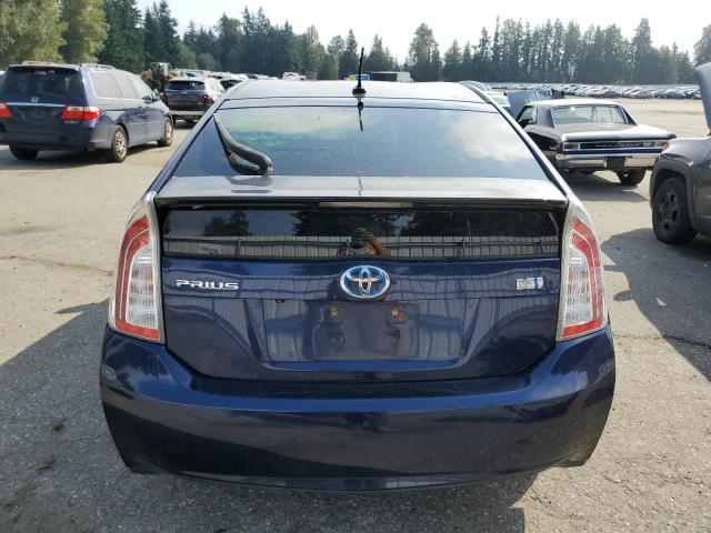 JTDKN3DU5C0336594 - 2012 TOYOTA PRIUS BLUE photo 6