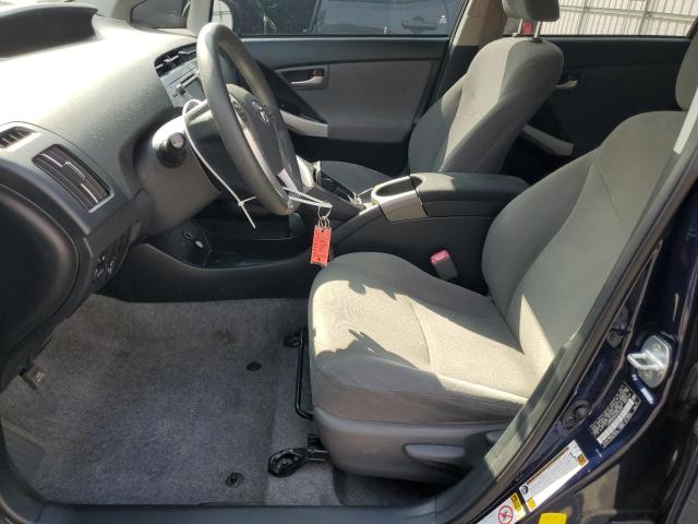 JTDKN3DU5C0336594 - 2012 TOYOTA PRIUS BLUE photo 7