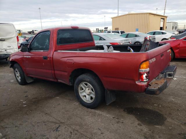 5TENL42N24Z432365 - 2004 TOYOTA TACOMA MAROON photo 2