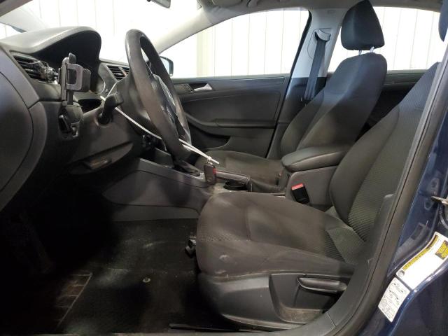 3VW2K7AJ0EM256675 - 2014 VOLKSWAGEN JETTA BASE BLUE photo 7