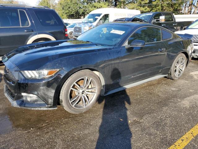 1FA6P8TH4H5257883 - 2017 FORD MUSTANG BLACK photo 1