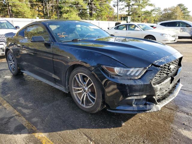 1FA6P8TH4H5257883 - 2017 FORD MUSTANG BLACK photo 4