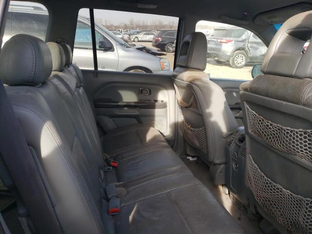 5FNYF18584B010645 - 2004 HONDA PILOT EXL BLUE photo 10