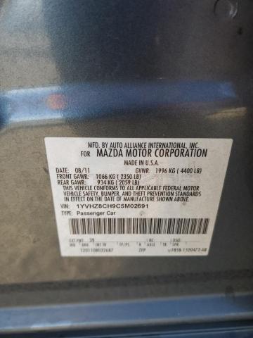 1YVHZ8CH9C5M02691 - 2012 MAZDA 6 I Mavi foto 12