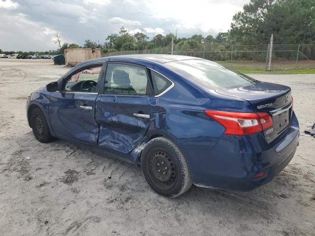 3N1AB7AP6KY354166 - 2019 NISSAN SENTRA S BLUE photo 2