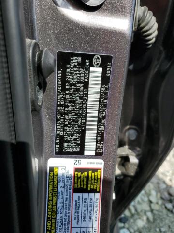 4T1G11AK8RU843110 - 2024 TOYOTA CAMRY SE NIGHT SHADE GRAY photo 12