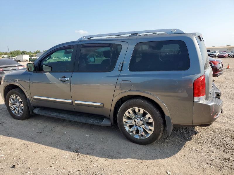5N1BA0NF9FN612949 - 2015 NISSAN ARMADA PLATINUM ნაცრისფერი ფოტო 2