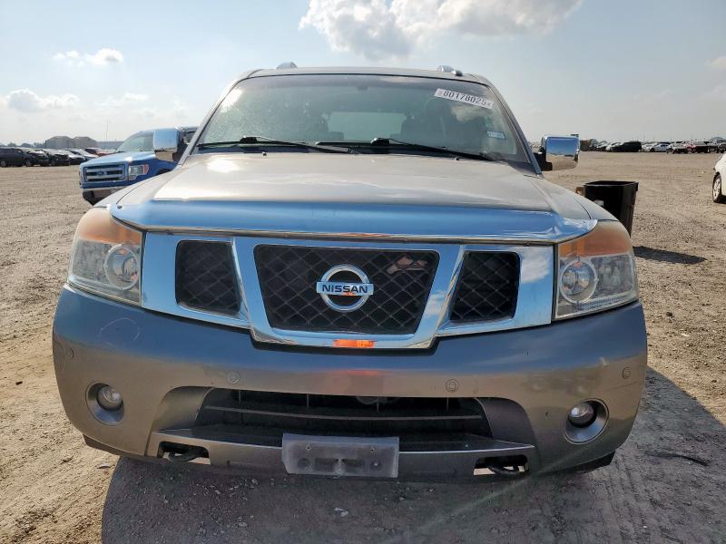 5N1BA0NF9FN612949 - 2015 NISSAN ARMADA PLATINUM ნაცრისფერი ფოტო 5
