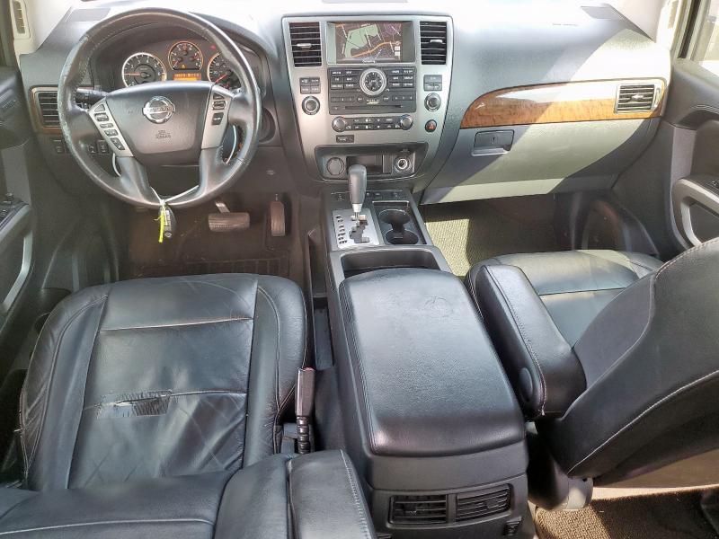 5N1BA0NF9FN612949 - 2015 NISSAN ARMADA PLATINUM ნაცრისფერი ფოტო 8