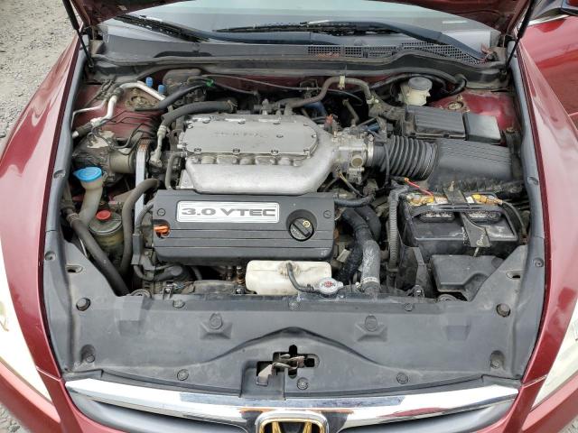 1HGCM665X6A011003 - 2006 HONDA ACCORD EX BURGUNDY photo 11