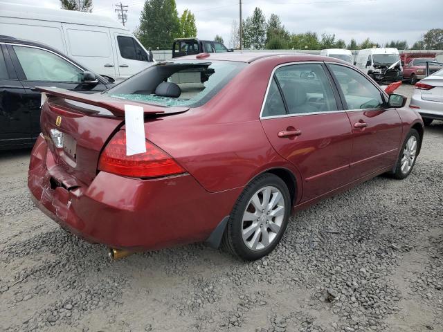 1HGCM665X6A011003 - 2006 HONDA ACCORD EX BURGUNDY photo 3