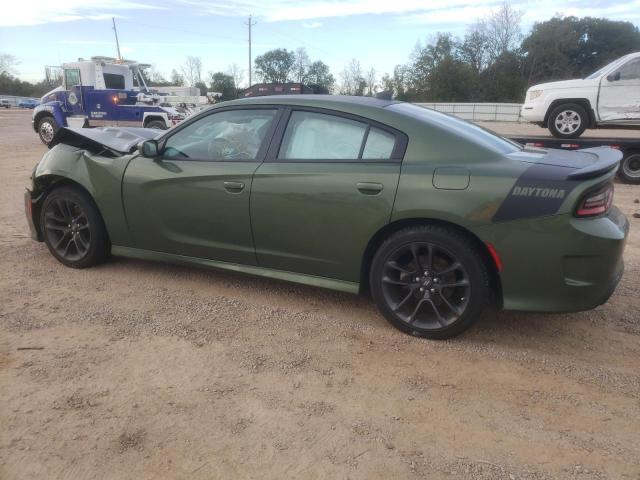 2C3CDXCT2MH636537 - 2021 DODGE CHARGER R/T GREEN photo 2