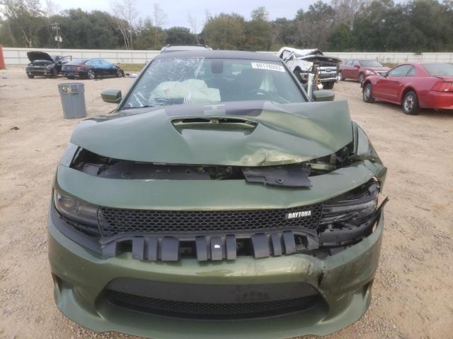 2C3CDXCT2MH636537 - 2021 DODGE CHARGER R/T GREEN photo 5