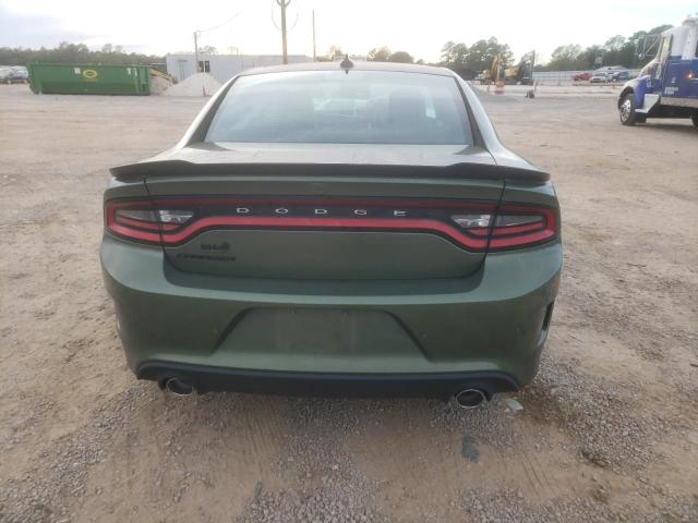 2C3CDXCT2MH636537 - 2021 DODGE CHARGER R/T GREEN photo 6