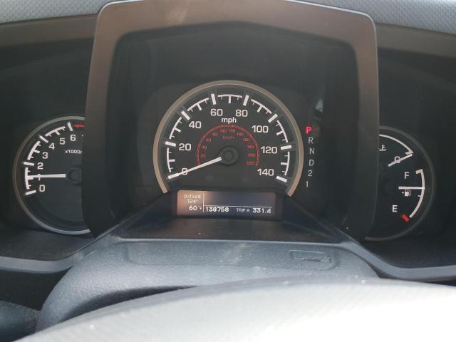 5FPYK1F57AB009276 - 2010 HONDA RIDGELINE RTL WHITE photo 9