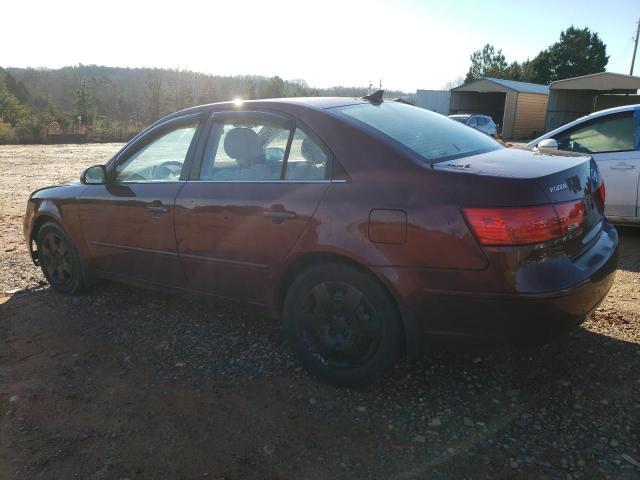 5NPET46C69H508110 - 2009 HYUNDAI SONATA GLS BURGUNDY photo 2