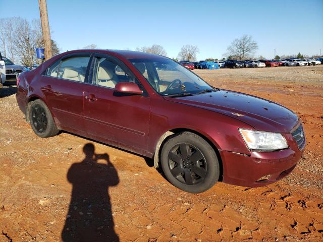 5NPET46C69H508110 - 2009 HYUNDAI SONATA GLS BURGUNDY photo 4