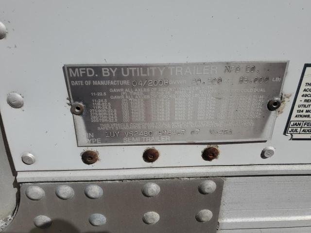 1UYVS24809M646707 - 2009 UTILITY VS2RA WHITE photo 10