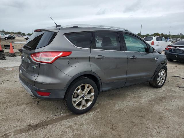 1FMCU0JX3EUC42161 - 2014 FORD ESCAPE TITANIUM GRAY photo 3